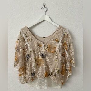Free People Lace Top